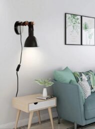 Algunda - Industrial Plug in Wall Sconce - Image 5