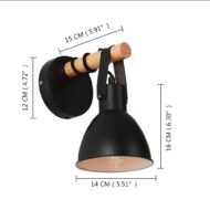 Algunda - Industrial Plug in Wall Sconce - Image 8